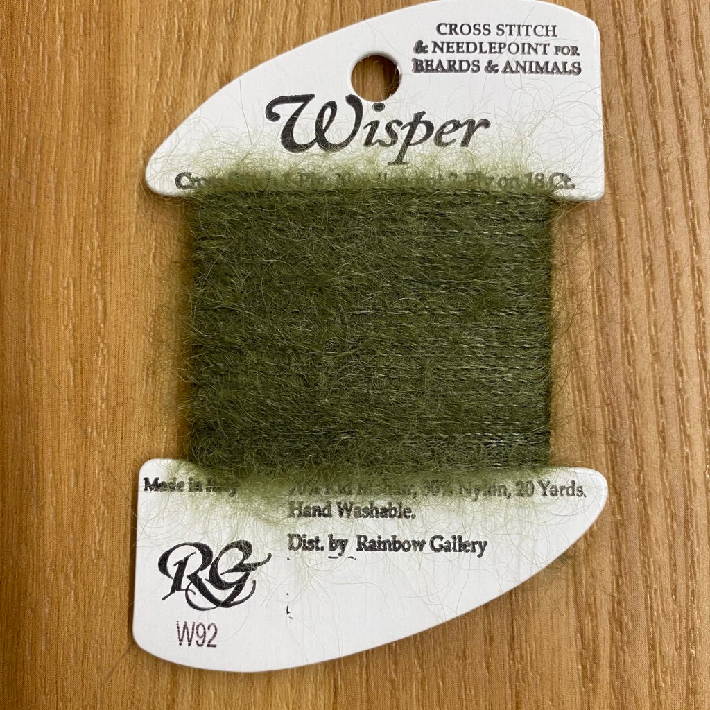 Wisper W92 Olive - KC Needlepoint