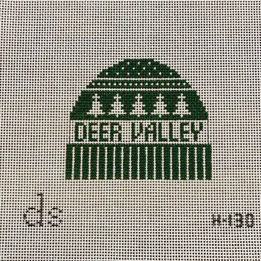 Deer Valley Hat Needlepoint Canvas - KC Needlepoint