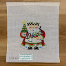 Chef Squatty Santa Canvas - KC Needlepoint