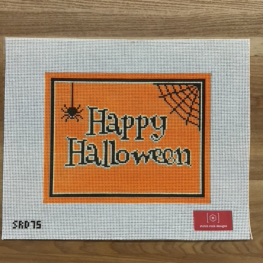 Happy Halloween Canvas - KC Needlepoint
