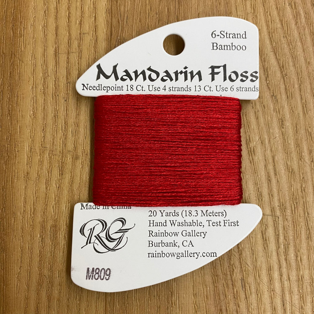 Mandarin Floss M809 Ruby Red - KC Needlepoint