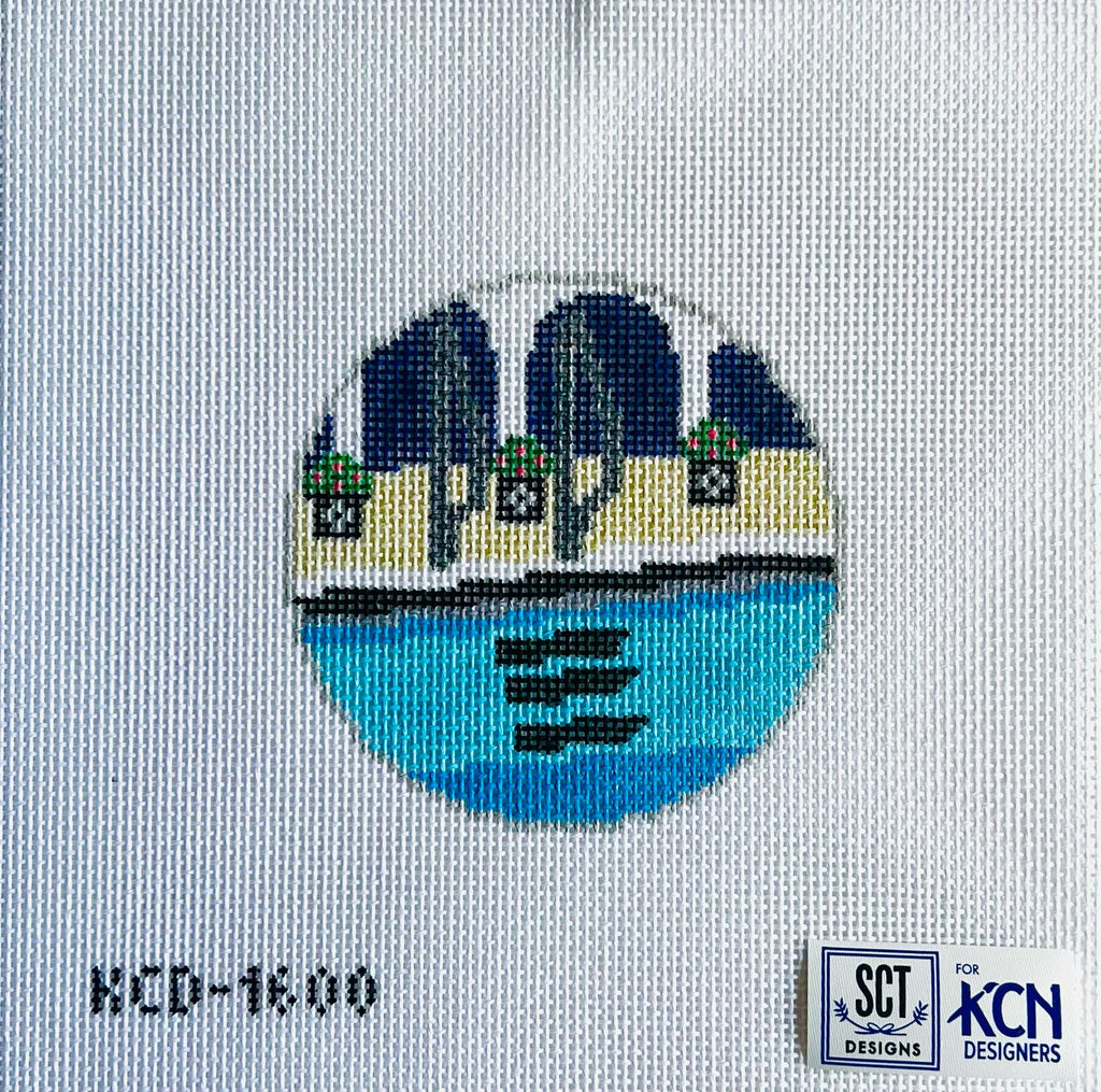 Time for a Dip Ornament Canvas MARCH MKT - KC Needlepoint