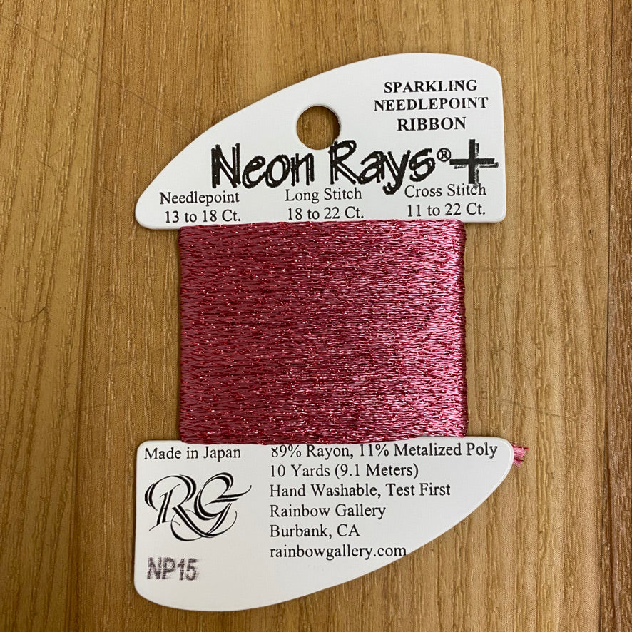 Neon Rays+ NP15 Rose Pink - KC Needlepoint
