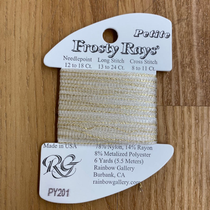 Petite Frosty Rays PY201 Pale Gold - KC Needlepoint