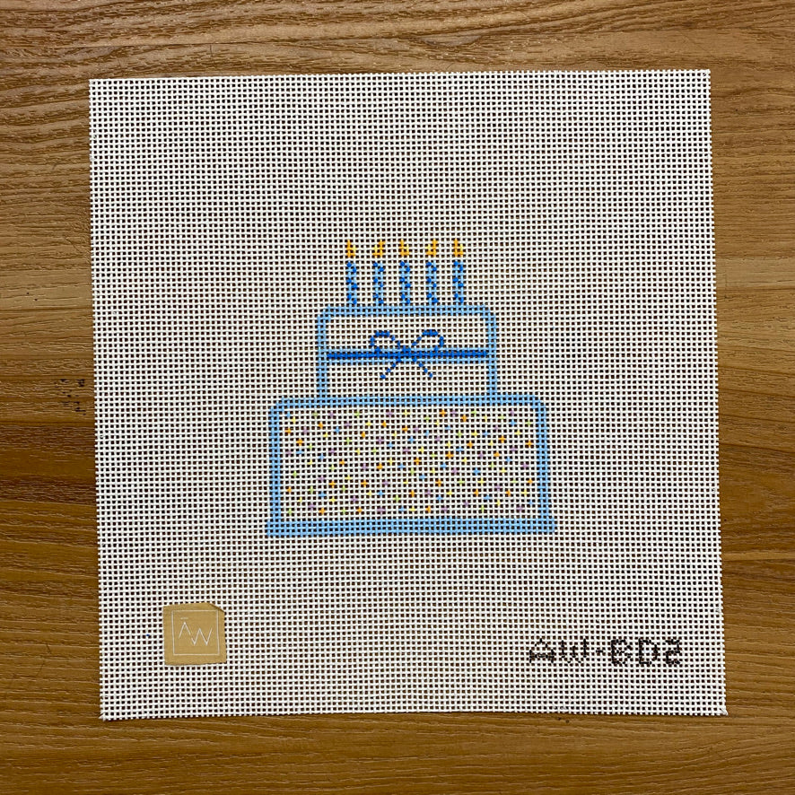 Birthday Cake Canvas KC Needlepoint