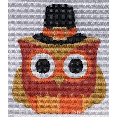 Mr. Pilgrim Owl Canvas - KC Needlepoint