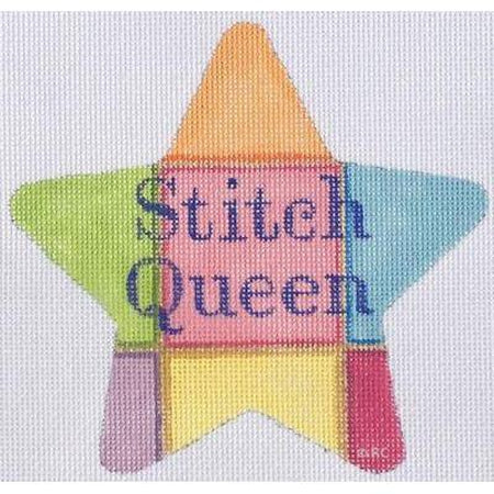 Stitch Queen Star Canvas - KC Needlepoint