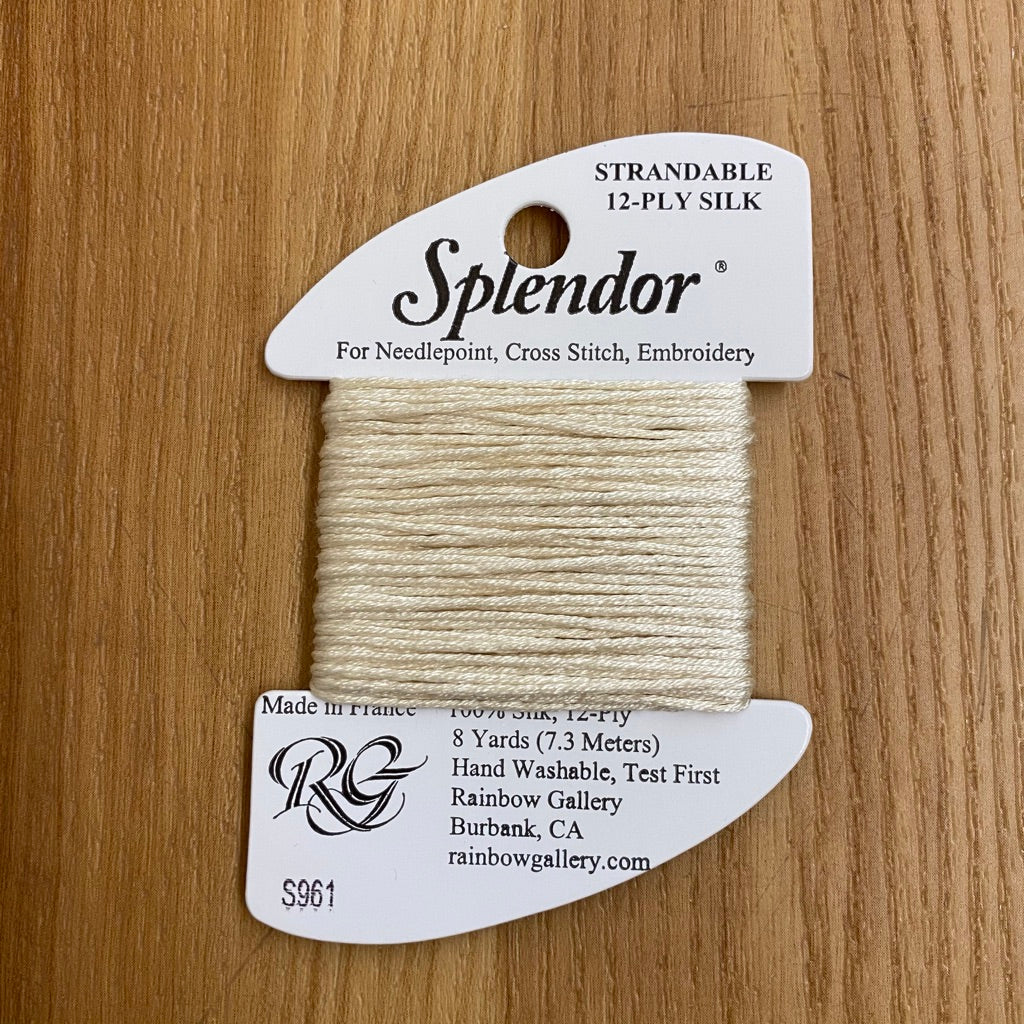 Splendor S961 Cream - KC Needlepoint