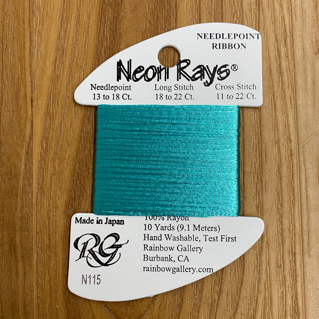 Neon Rays N115 Seafoam - KC Needlepoint