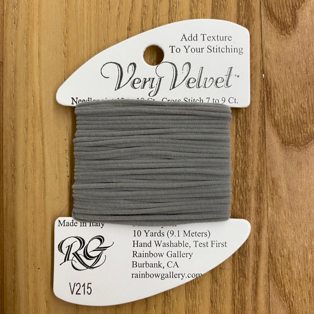 Very Velvet V215 Lite Gray - KC Needlepoint
