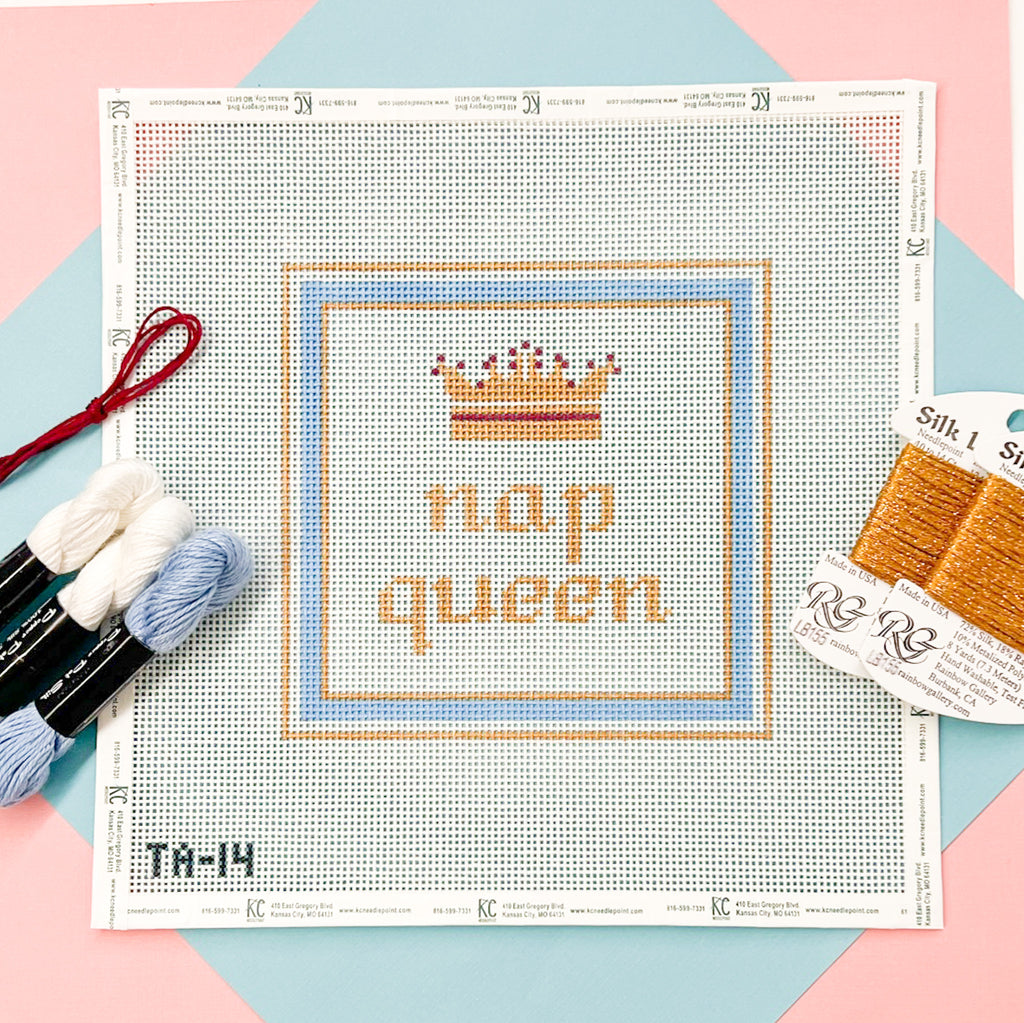 Nap Queen Needlepoint Kit - KC Needlepoint