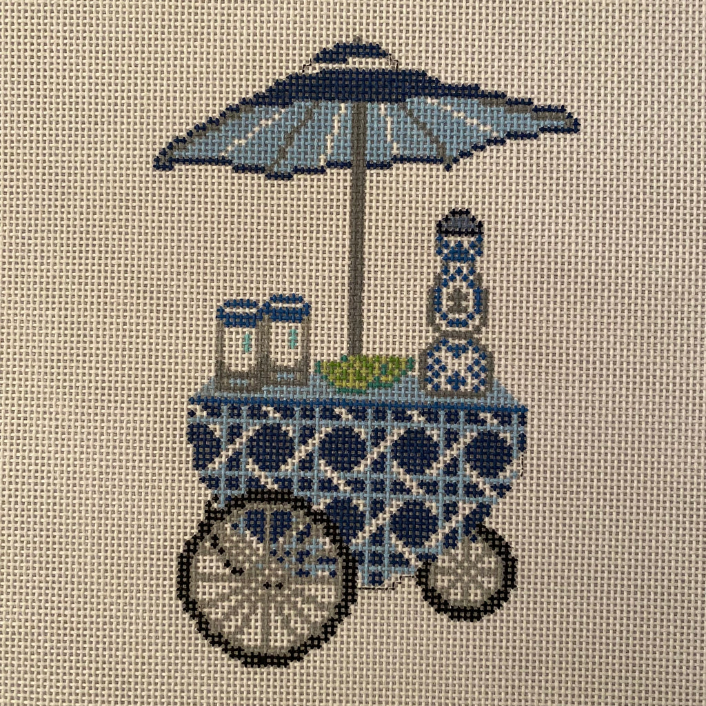 Tequila Cart Canvas - KC Needlepoint