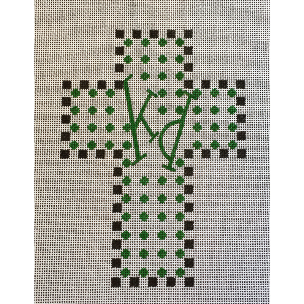 Kappa Delta Cross Canvas - KC Needlepoint