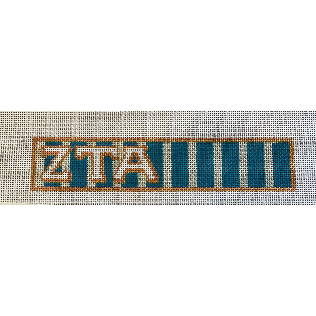Zeta Tau Alpha Key Fob Canvas - KC Needlepoint