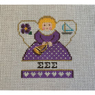 Sigma Sigma Sigma Mini Angel Canvas - KC Needlepoint