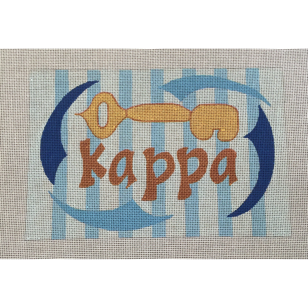Kappa Kappa Gamma Nickname Canvas - KC Needlepoint