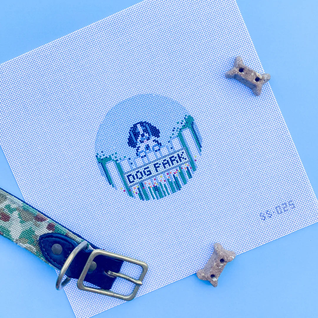 Dog Park - Spaniel Canvas - KC Needlepoint