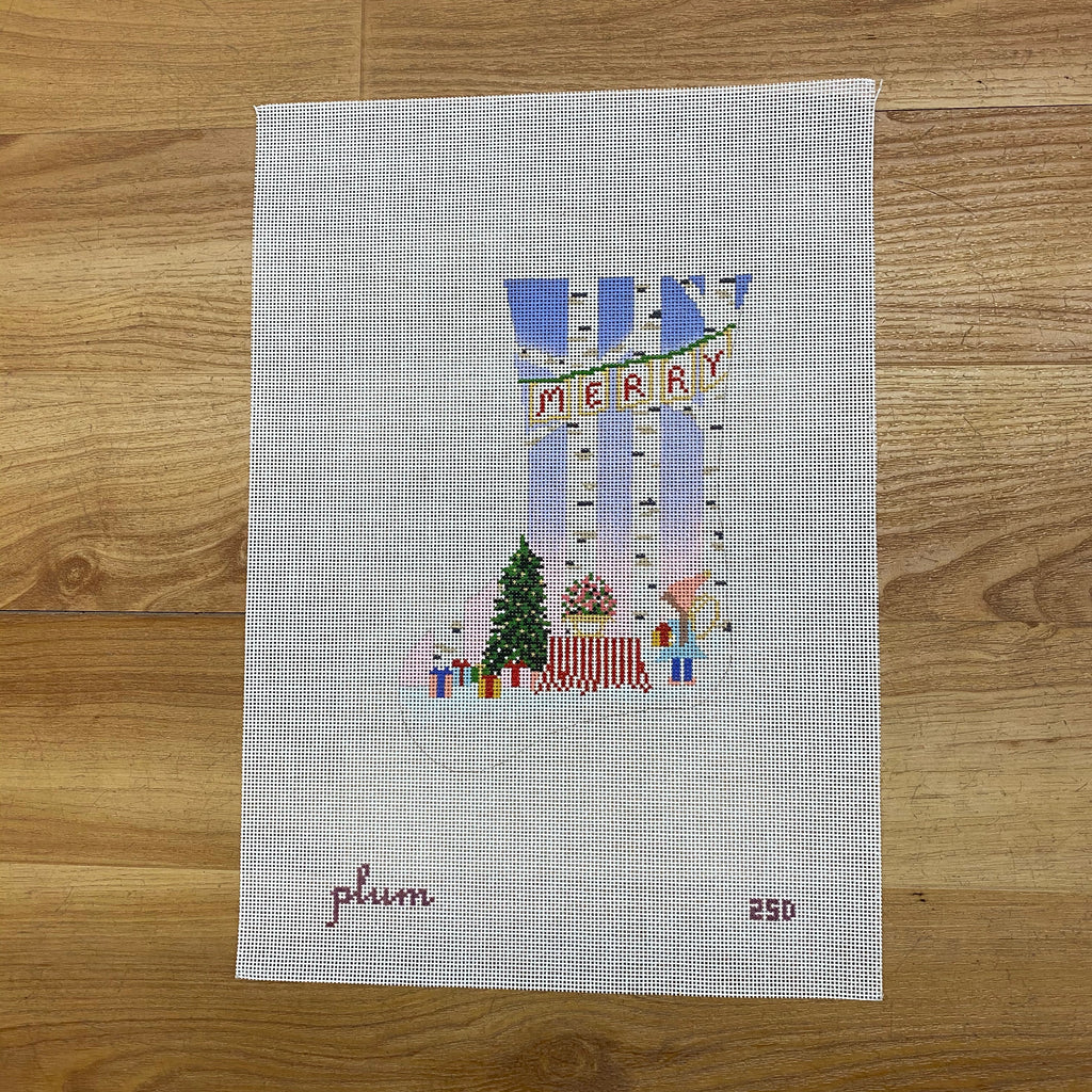 Fairy Little Christmas Mini Sock Canvas - KC Needlepoint