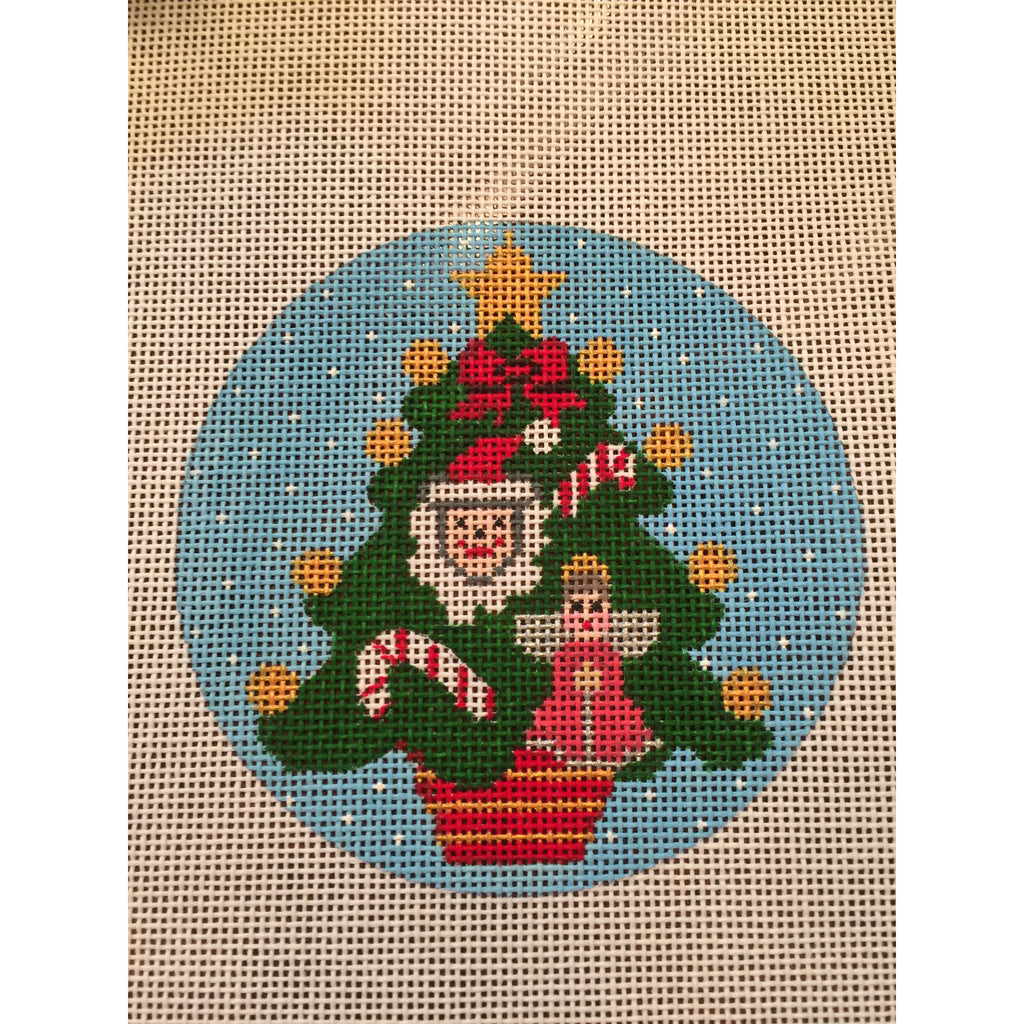 Christmas Tree with Toys Canvas - KC Needlepoint