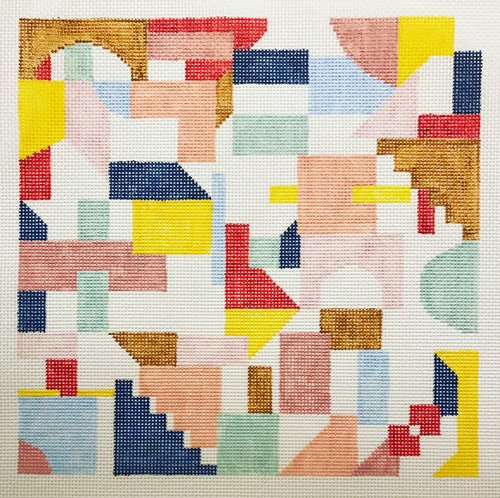 Color Blocks Canvas - KC Needlepoint