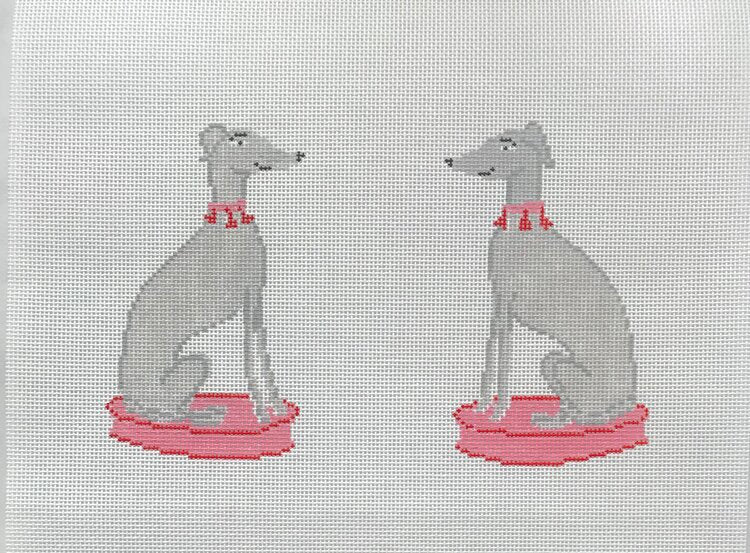 Bernice and Clarice Canvas - KC Needlepoint