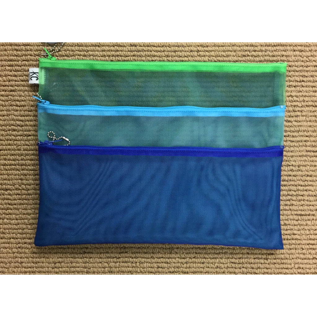 Walker 9x12 Triple Zip Bag - KC Needlepoint