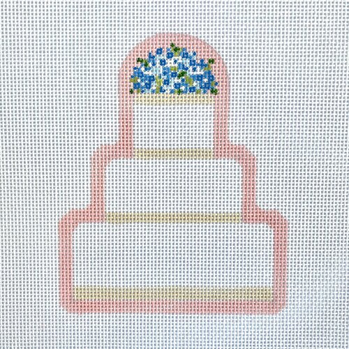 Jinny Wedding Cake Canvas - KC Needlepoint