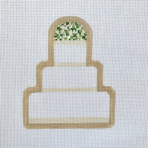 Alex Wedding Cake Canvas - KC Needlepoint