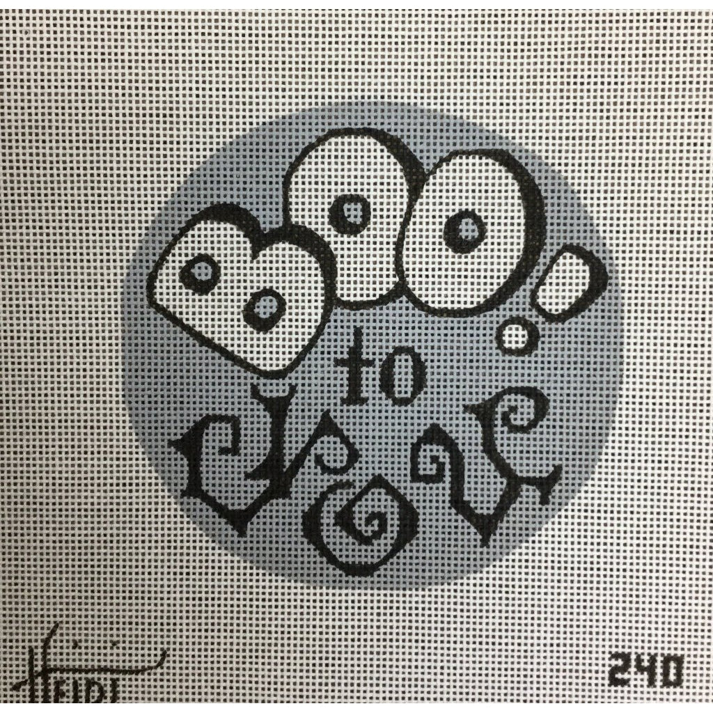 Boo to You Canvas - KC Needlepoint