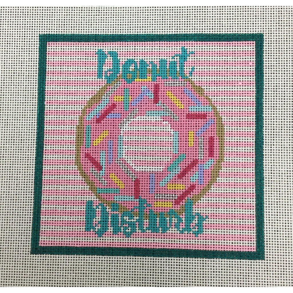 Donut Disturb Canvas - KC Needlepoint
