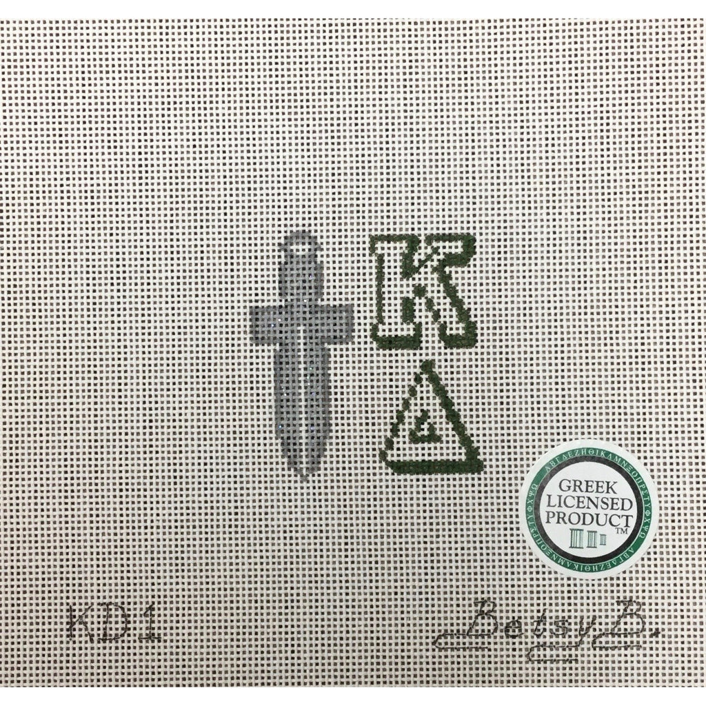 Kappa Delta Dagger Canvas - KC Needlepoint