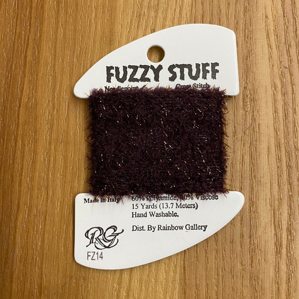 Fuzzy Stuff FZ14 Burgundy - needlepoint