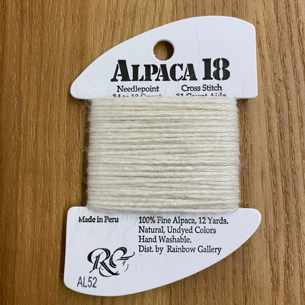 Alpaca 18 AL52 Off White - KC Needlepoint