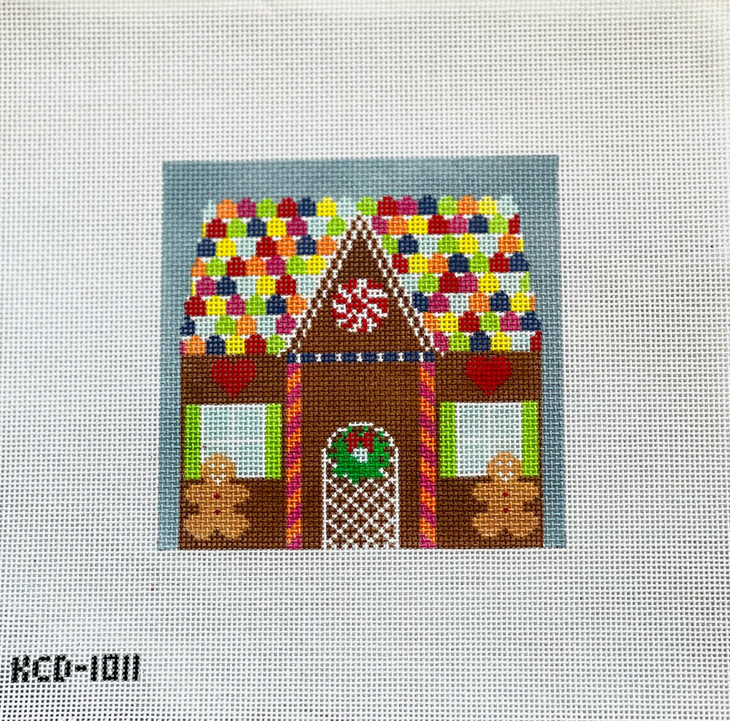 2016 KCN Gingerbread House Ornament - KC Needlepoint