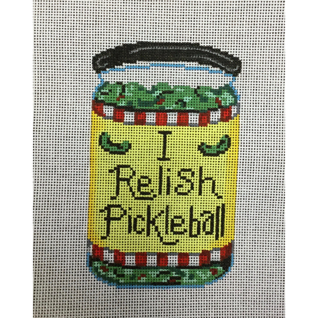 I Relish Pickleball Canvas - KC Needlepoint