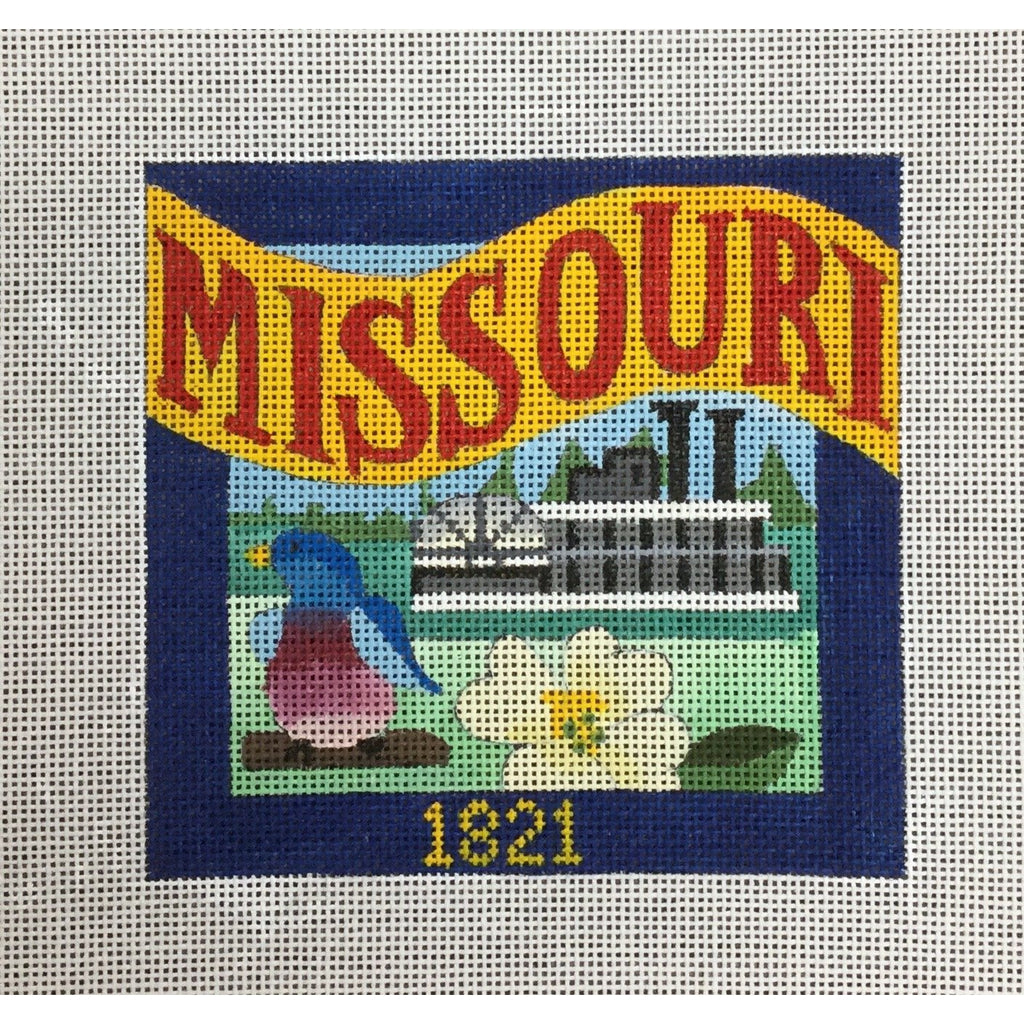 Missouri Travel Needlepoint Canvas - KC Needlepoint