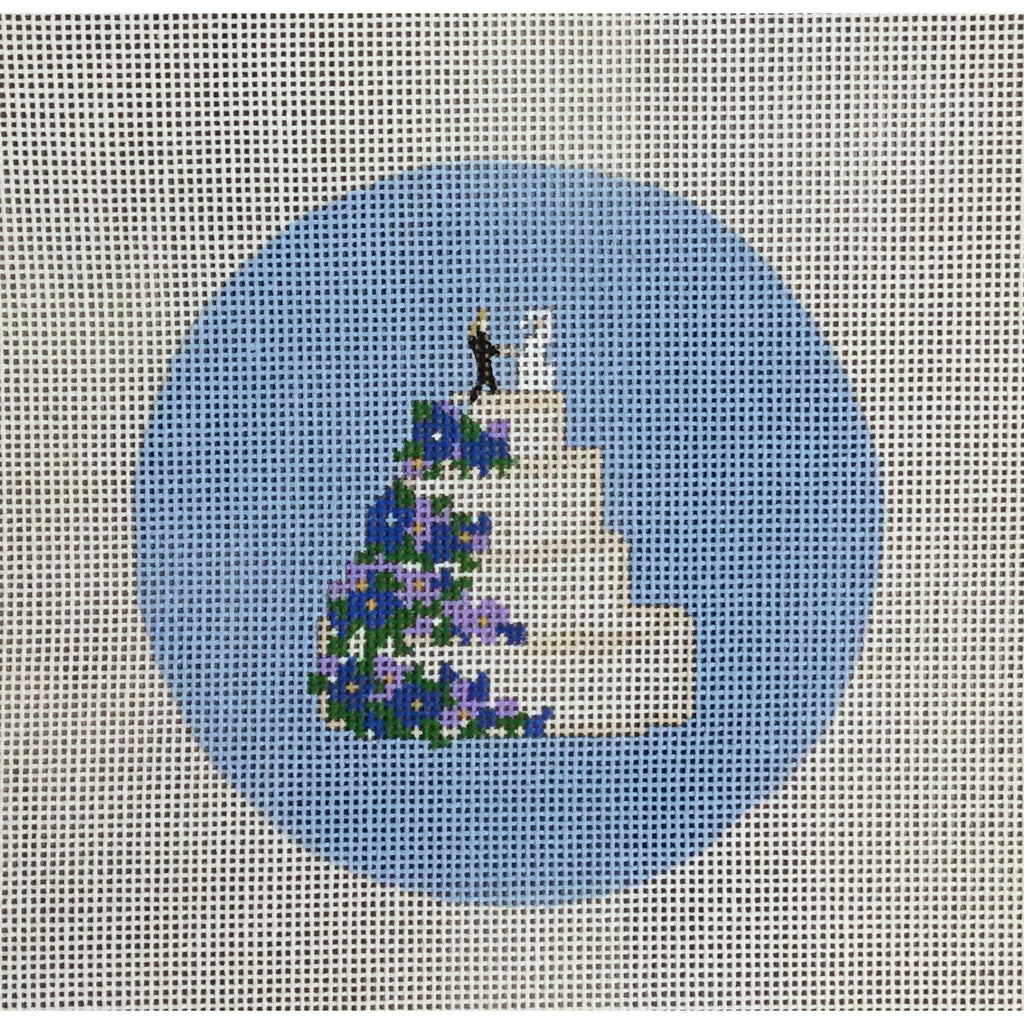 Wedding Cake Canvas - KC Needlepoint