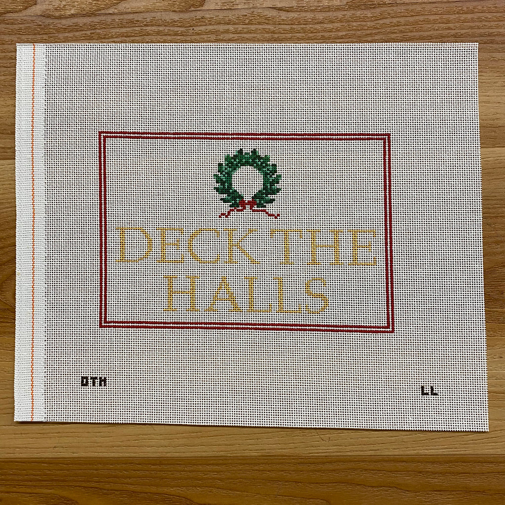 Deck the Halls Canvas - KC Needlepoint