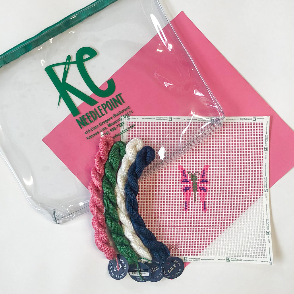 Butterfly Beginner Needlepoint Kit - KC Needlepoint