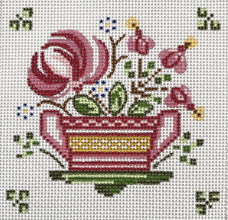 Faience 1 Needlepoint Canvas - KC Needlepoint