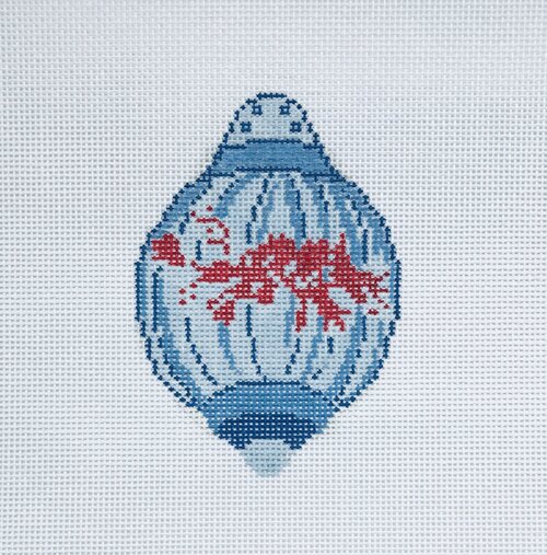 Lantern Ornament Canvas - needlepoint