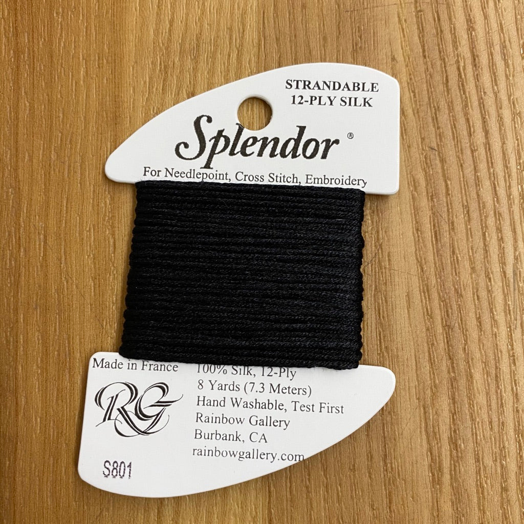 Splendor S801 Black - KC Needlepoint
