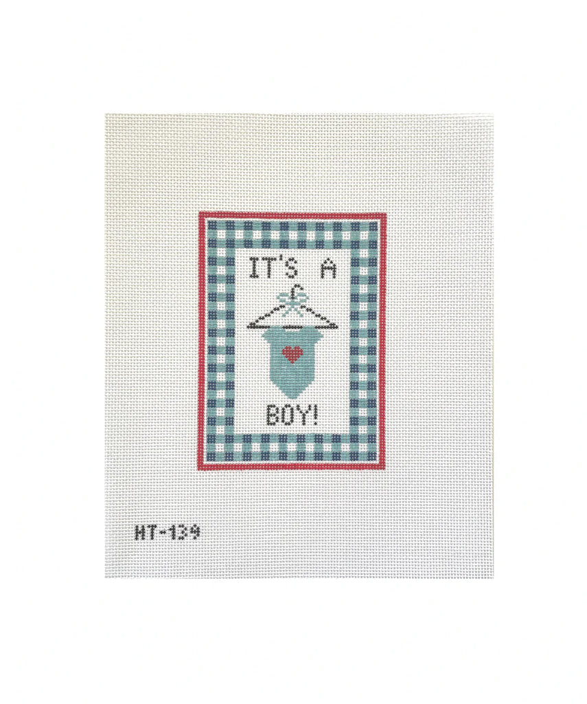It's a Boy! Canvas - KC Needlepoint