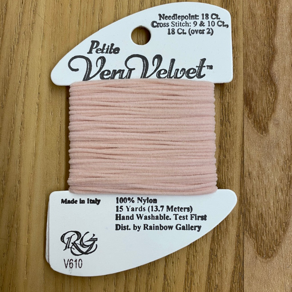 Petite Very Velvet V610 Pink - KC Needlepoint
