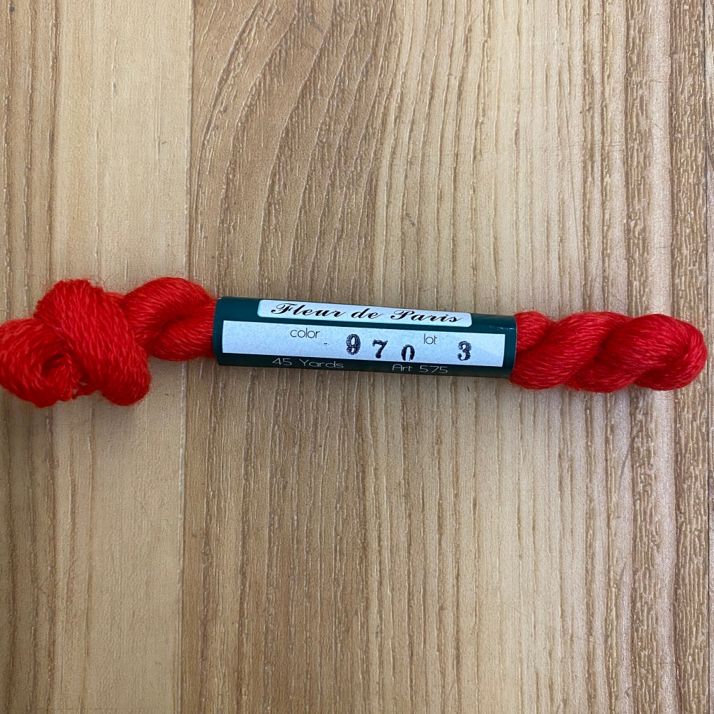 Bella Lusso Merino Wool 970 Poinsettia - KC Needlepoint