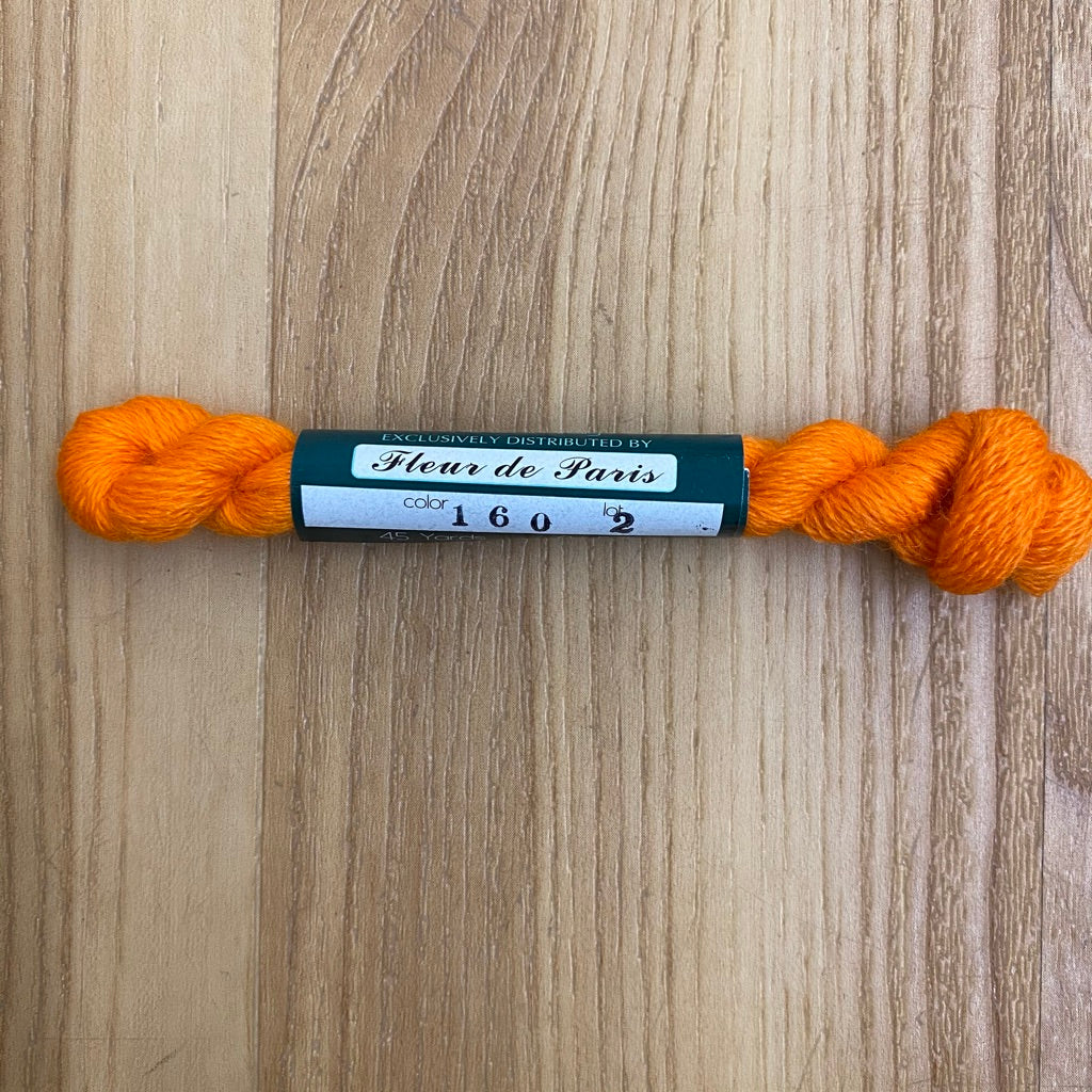 Bella Lusso Merino Wool 160 Tangerine - KC Needlepoint