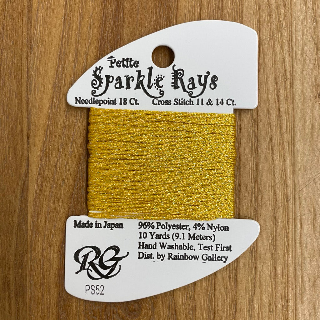 Petite Sparkle Rays PS52 Marigold - KC Needlepoint