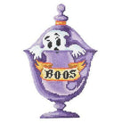 Boos Halloween Bottle Canvas - KC Needlepoint