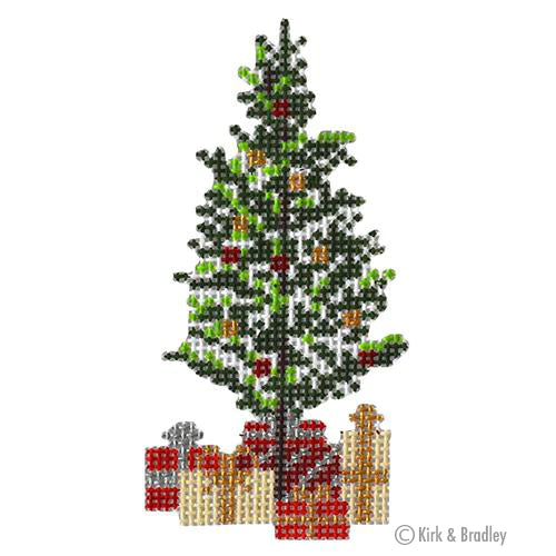 Christmas Pine Tree Canvas - KC Needlepoint