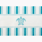 Aqua Turtle Pillow Canvas - KC Needlepoint